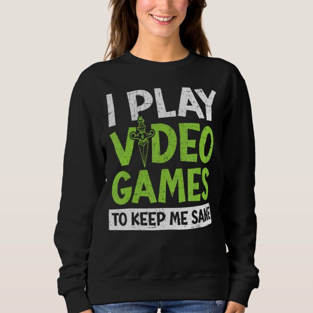Moletom Toco Videos games Para Me Manter Sane Console Game (Frente)