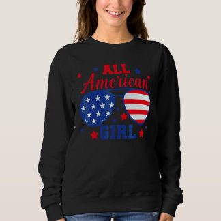 Moletom Toda a Garota Americana Óculos de Sol Infantis 4 d