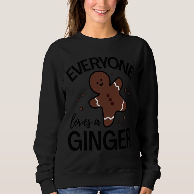 Moletom Todo Mundo Adora Um Ginger Engraçado Gingerpão C (Frente)