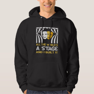 Moletom Todo O Mundo É Um Palco E Eu O Construí Equipe De