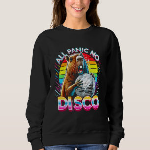 Moletom Todo Pânico Sem Disco Capybara Funny Gritando Capy