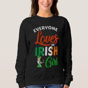 Moletom Todos Adoram Uma Rapariga Irlandesa Mulheres Patri