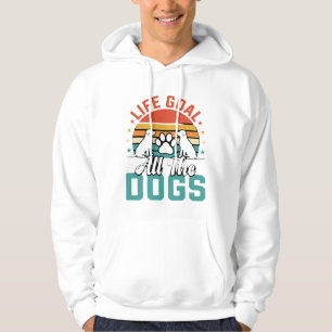 Moletom Todos Os Cães Amante De Cães Retrô