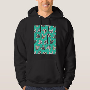 Moletom Todos Os Franceses Teais Cute French Bulldog Graph