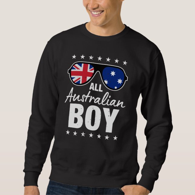 Moletom Todos os homens australianos Patrióticos australia (Frente)