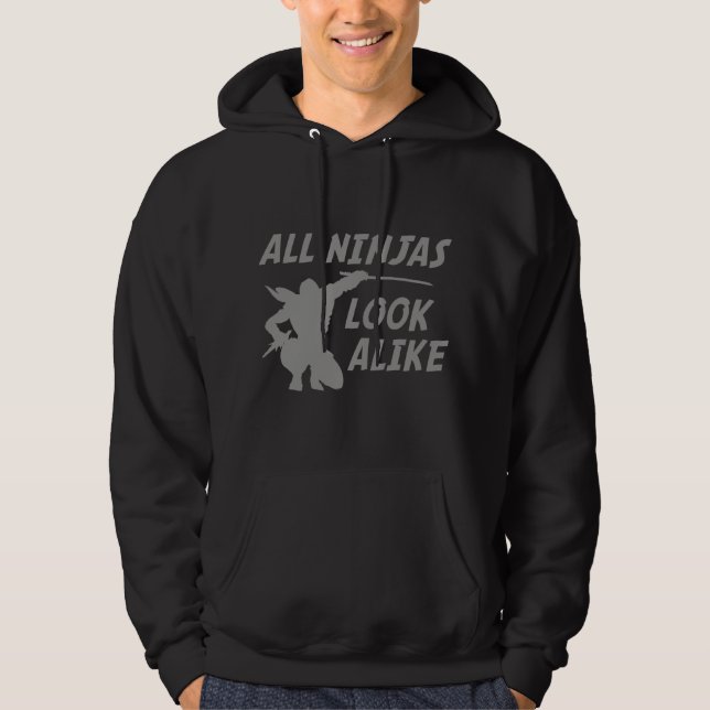 Moletom Todos Os Ninjas Parecem (Frente)