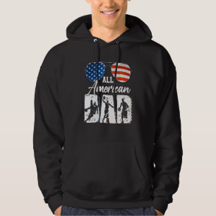 Moletom Todos os Pais de basquetebol americanos Bandeiras