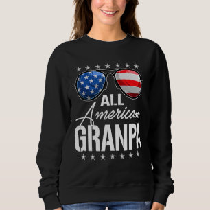 Moletom Todos os Vovô Americano Óculos de sol Usa Bandeira