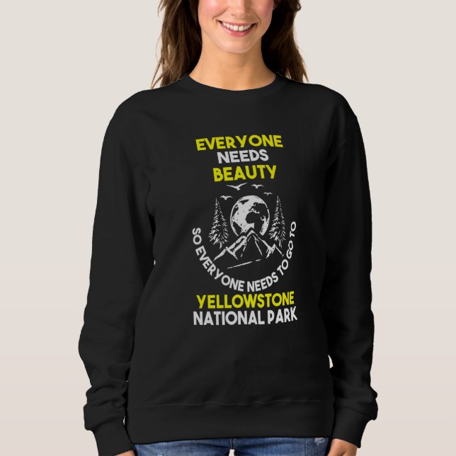 Moletom Todos Precisam do Parque Yellowstone Yellowstone (Frente)