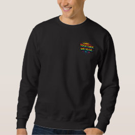 Moletom Together We Rise Rainbow Quote Design