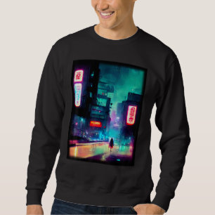Moletom Tokyo Cyberpunks Retro lo-fi indie Japan vibe aest