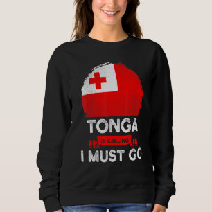 Moletom Tonga Está Chamando De "Eu Tenho Que Ir Tongan Her