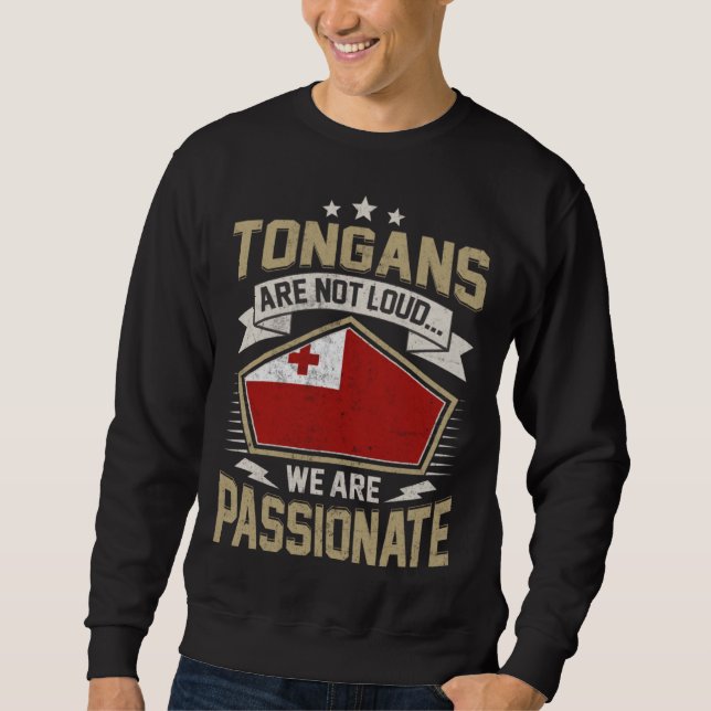 Moletom Tonga Flag Passionate Tongans Girls & Women (Frente)