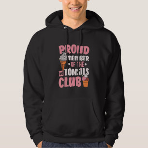 Moletom Tonsillitis Membro Orgulhoso Sem Tonsils Club Tons