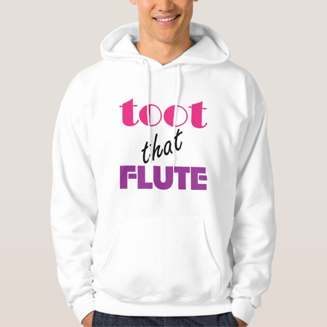 MOLETOM TOOT COR-DE-ROSA QUE FLUTE (Frente)