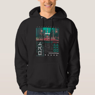 Moletom Tóquio Japonês Cyberpunk Art Streetwear Retro Grap
