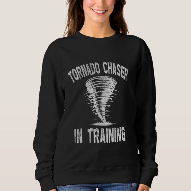 Moletom Tornado Chaser Em Treinamento - Caçador De Tempest (Frente)