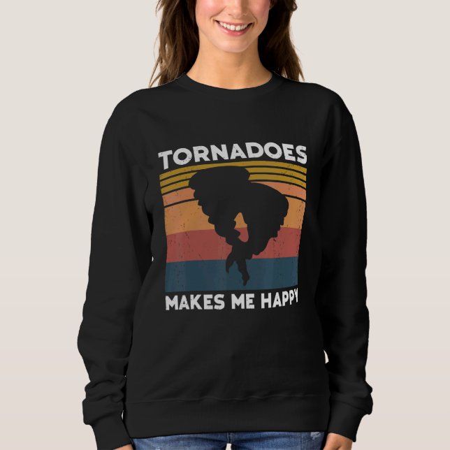 Moletom Tornado Storm Hurricane Weather Meteorologist Torn (Frente)