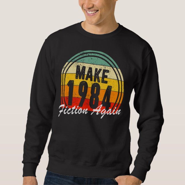 Moletom Tornar a Ficção de 1984 novamente Liberdade (Frente)