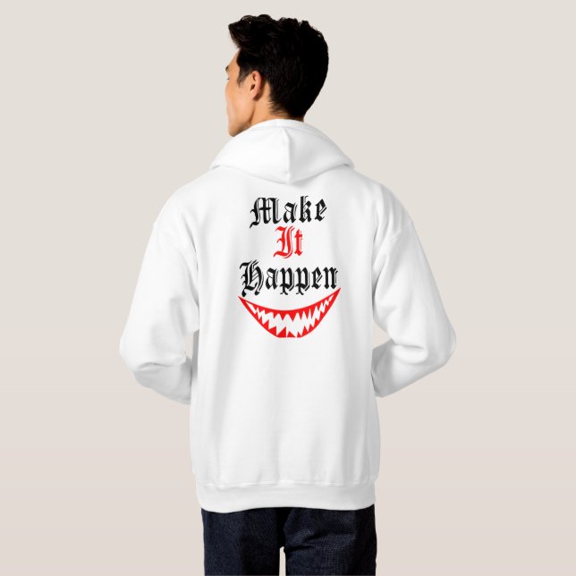 Moletom Torne Isso Realidade – Design de Citação Motivacio (Parte Traseira Completa)