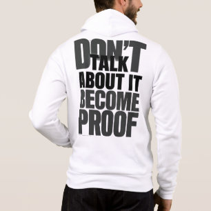 Moletom Torne-se um Design de Motivação Premium Prova
