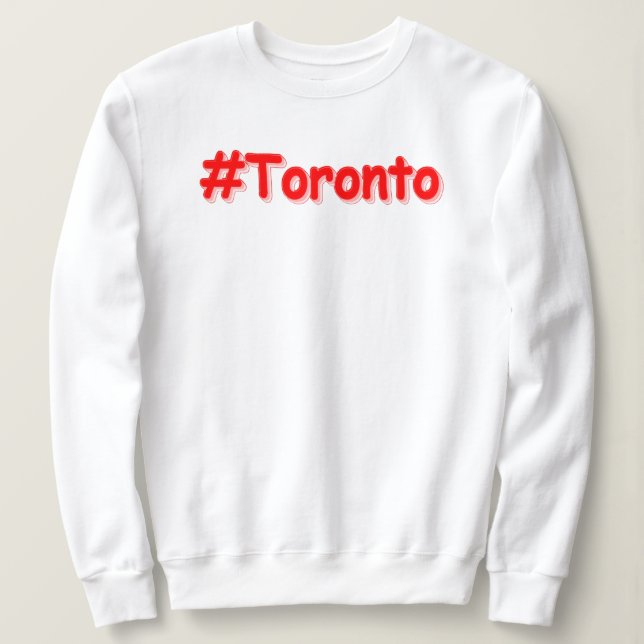 Moletom "#Toronto" Design. Comprar Agora (Frente do Design)