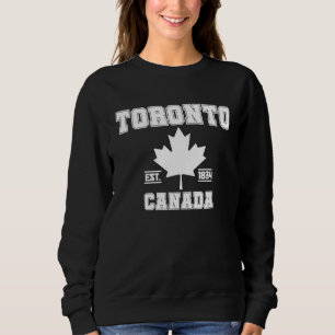 Moletom Toronto Ontário Canadá Folha de Bordo Orgulho Cana