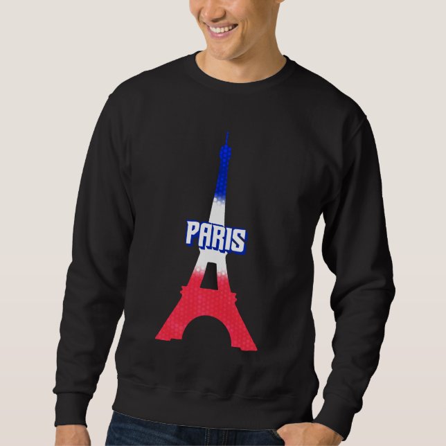 Moletom Torre Eiffel – Design de Marco Elegante de Paris (Frente)