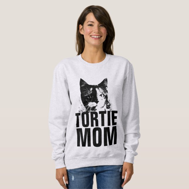 Moletom TORTIE CAT MOM, T-shirts de gatos TortoisesInferno (Frente Completa)