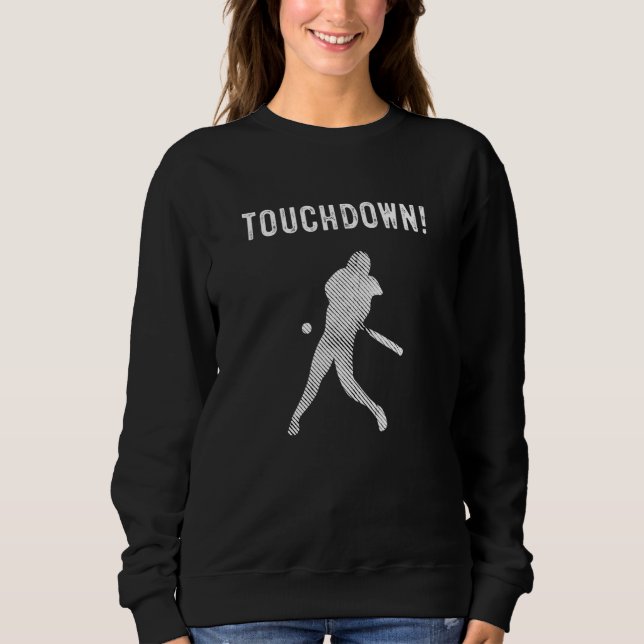 Moletom Touchdown Baseball   Baseball Football Sports (Frente)