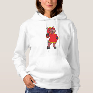 Moletom Touro como Bombeiro com Capacete