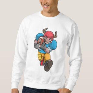 Moletom Touro nos Esportes com Futebol Americano e Capacet