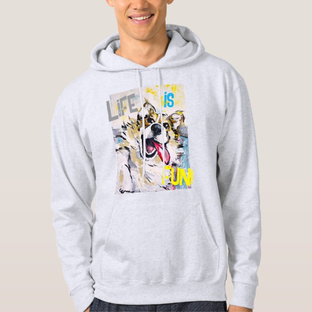 Moletom Tout sourire Life is fun! (Frente)