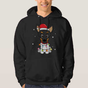 Moletom Toy Fox Terrier Natal Luzes Mãe Pai Cachorro Prese