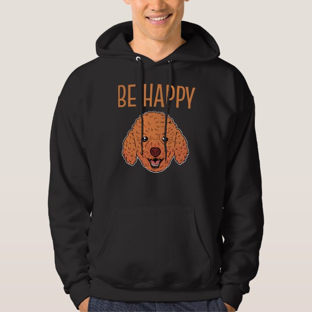 Moletom Toy Poodle Face Be Happy (Frente)