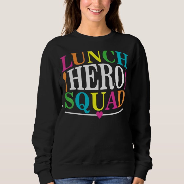 Moletom Trabalhadores de cantinas de hero Squad na escola  (Frente)
