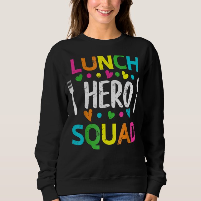 Moletom Trabalhadores de cantinas de hero Squad no almoço  (Frente)