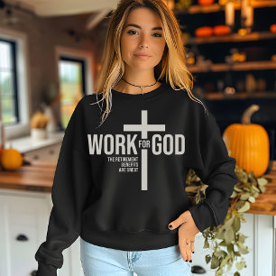 Moletom Trabalhe para Deus 