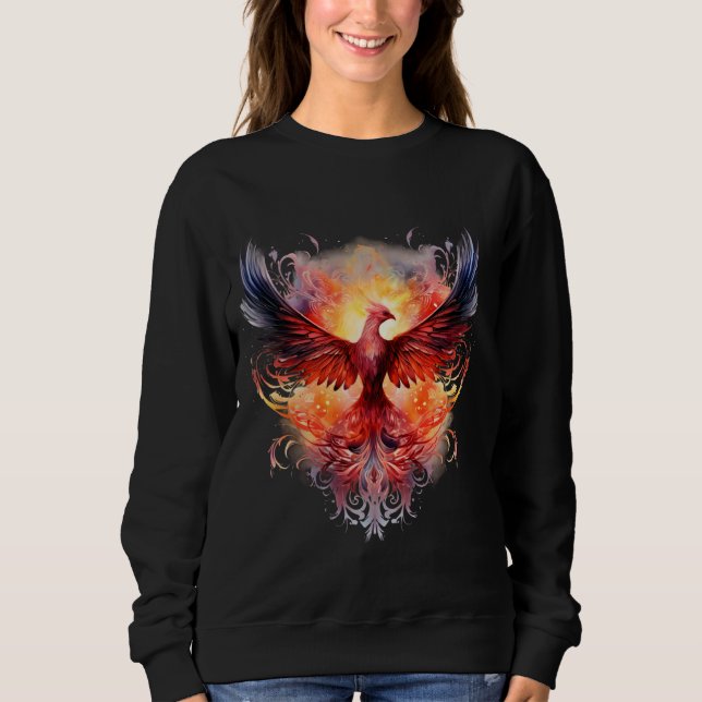 Moletom Trabalho de arte de Phoenix Reborn Firebird Rejuve (Frente)