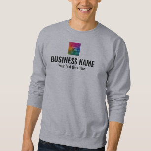 Moletom Trabalho de Design Uniforme Masculino Frente e Ver