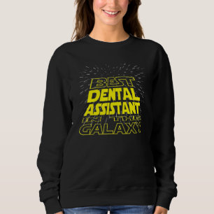 Moletom Trabalho de Galáxia Legal do Assistente Dental