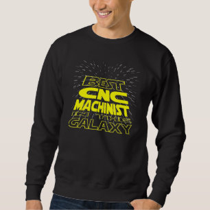 Moletom Trabalho de Galáxia Legal do Cnc Machinist