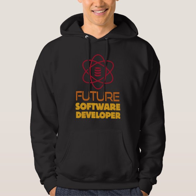 Moletom Trabalhos de tecnologia de desenvolvedor de softwa (Frente)