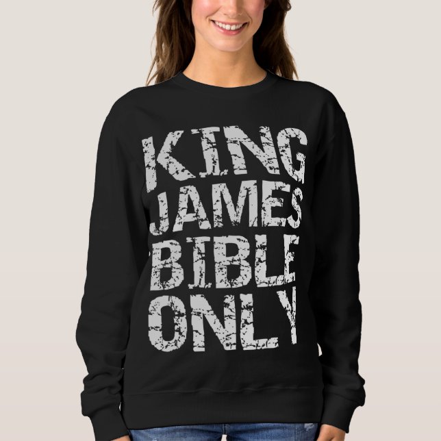 Moletom Tradução Cristã Conservadora King James Bibl (Frente)