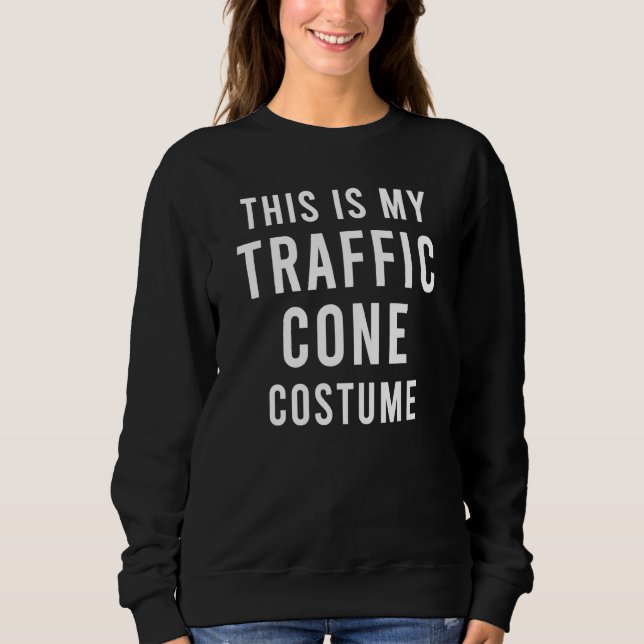 Moletom Tráfego de Construção Cone Costume Trick Trek (Frente)