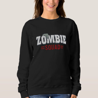 Moletom Traje de Halloween da Equipe Zumbi Meninos Meninas