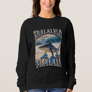 Moletom Tralalalelo Tralala Funny Shark Italiano Brainrot