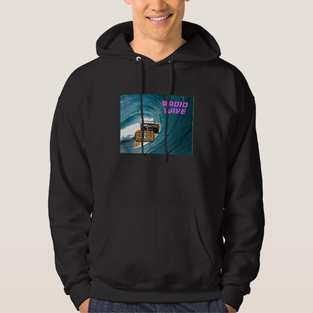 Moletom Transmitindo o tsunami das tempestades para um S (Frente)