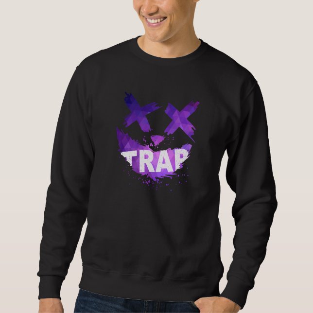 Moletom Trap Music Idea For Women & Trap Festival OutFit (Frente)