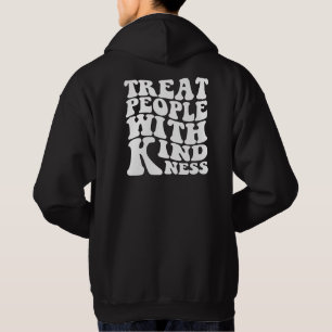 Moletom Tratar Pessoas Com Bondade,Hoodie Estético,Trendên